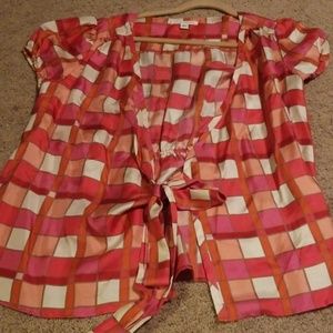 3/$25 Banana Republic 💯% silk true wrap blouse